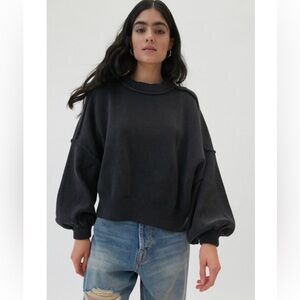 Oversized Balloon Sleeve Sweater